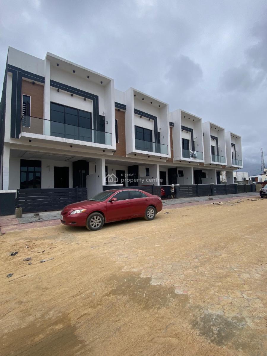 Eloquent 3 Bedroom Terrace Duplex with a Secured Estate, Ikota, Lekki, Lagos, House for Sale