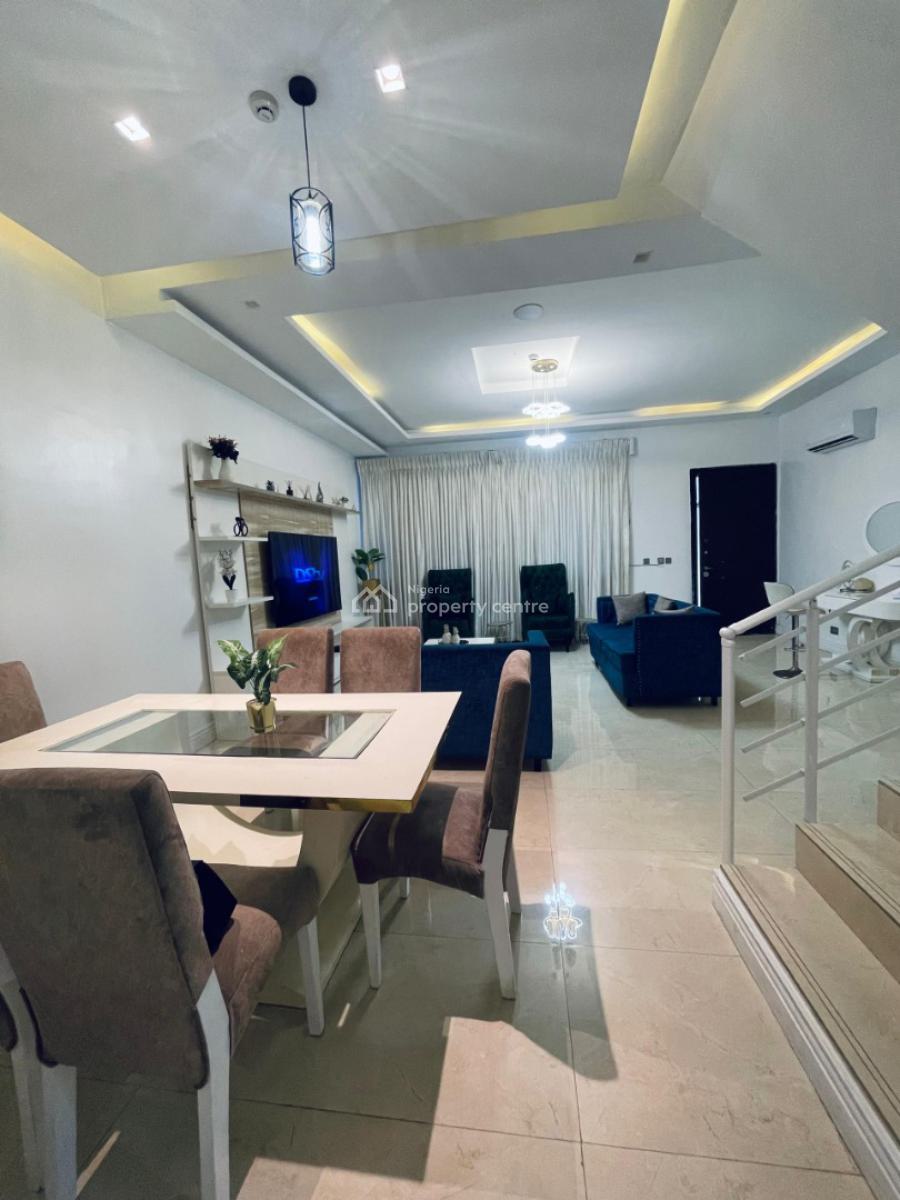 Luxury Fully Furnished 3 Bedroom Terrace Duplex with Bq, Banana Island, Ikoyi, Lagos, Terraced Duplex for Rent