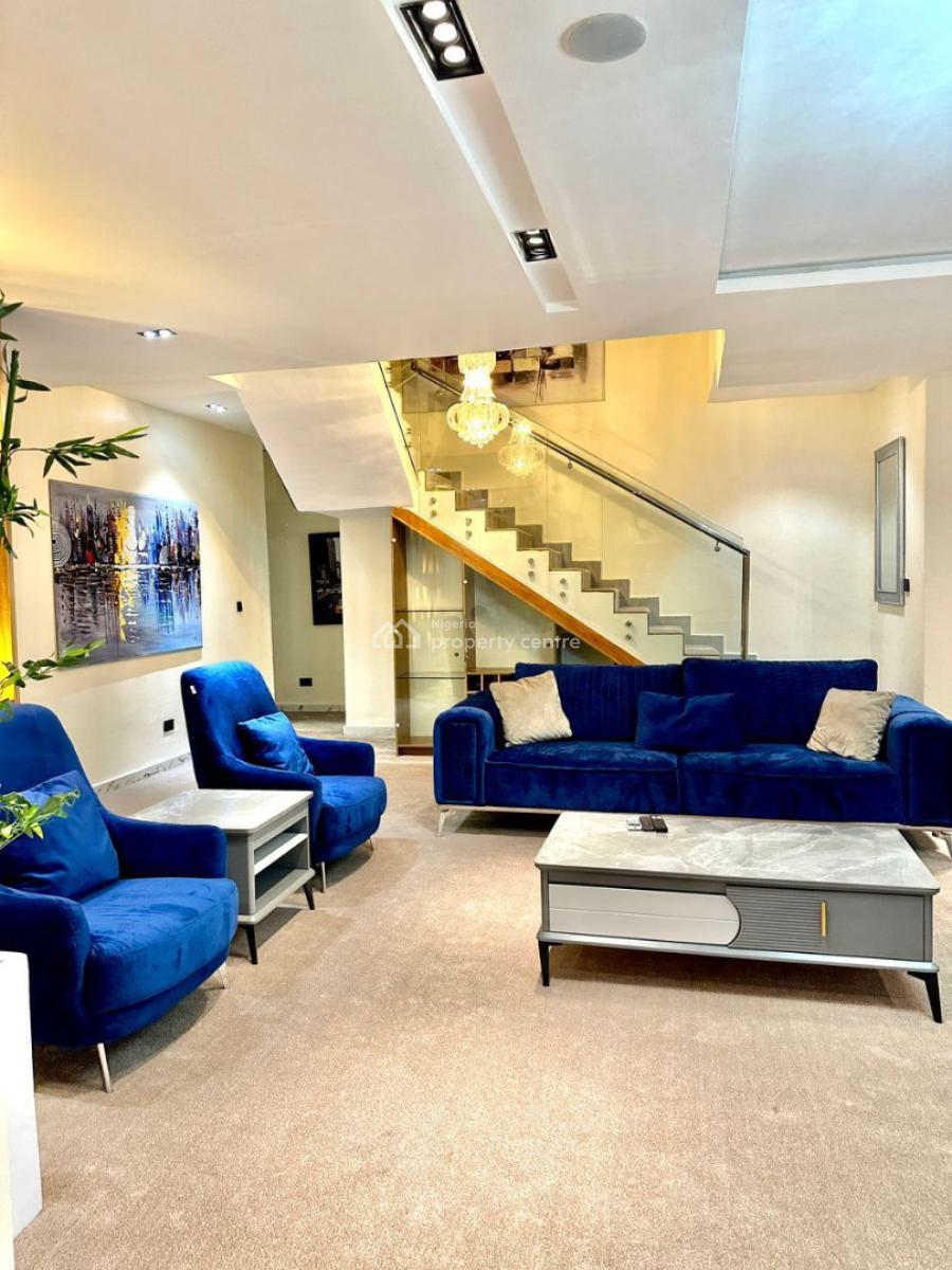 Tastefully Furnished and Serviced 4 Bedroom En-suite Maisonette with 1, Lekki Phase 1, Lekki, Lagos, House for Rent