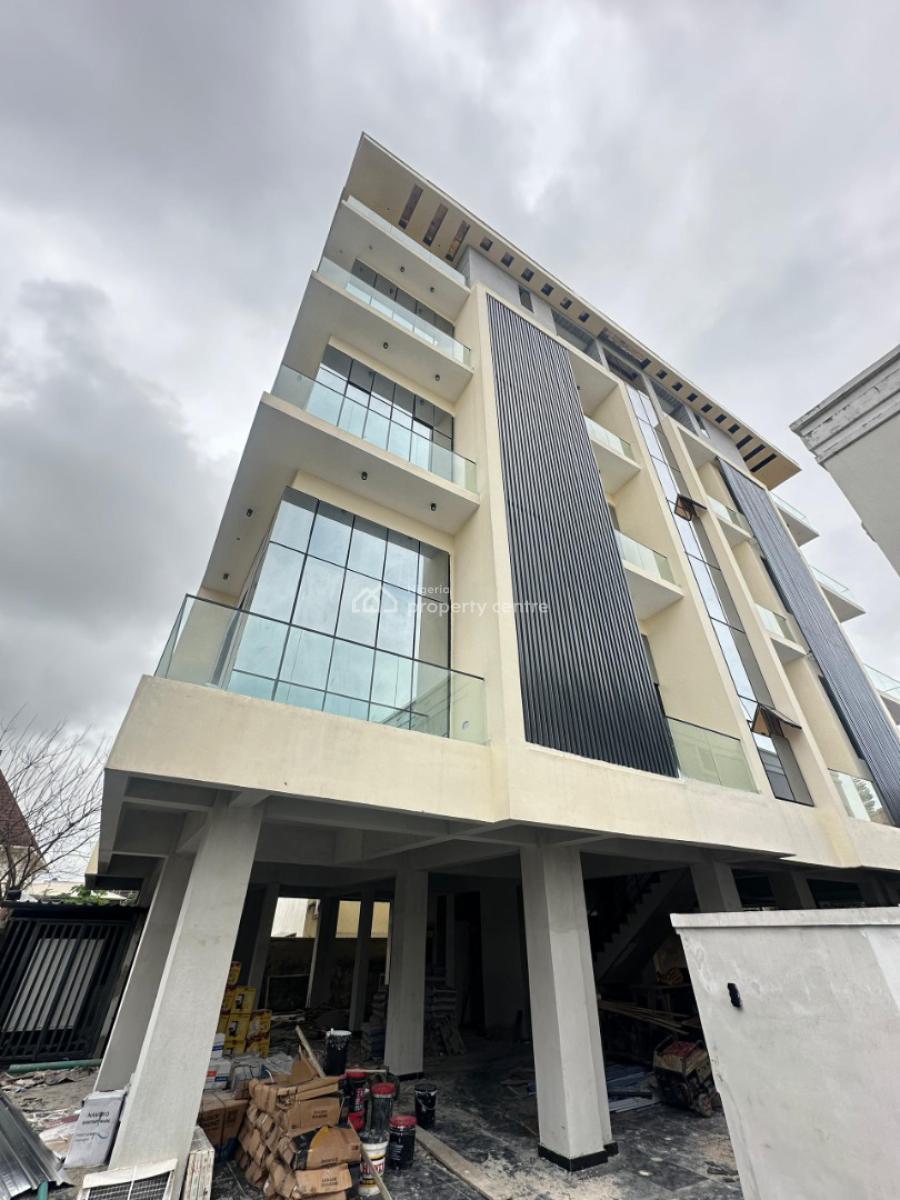 Uniquely-built Luxury 3 Bedroom Apartment with Bq, High Ceiling, Aesthetically Pleasing Investment Worthy Apartment with Swimming Pool, Lekki Phase 1, Lekki, Lagos, Block of Flats for Sale