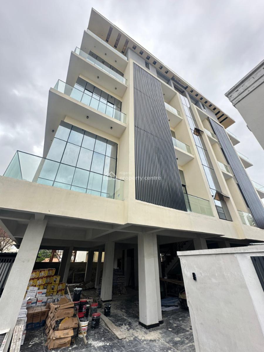 Uniquely-built Luxury 3 Bedroom Apartment with Bq, High Ceiling, Aesthetically Pleasing Investment Worthy Apartment with Swimming Pool, Lekki Phase 1, Lekki, Lagos, Block of Flats for Sale