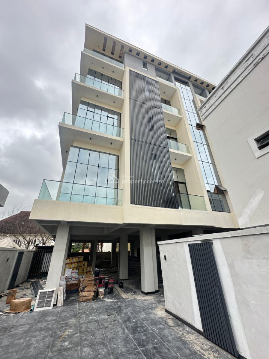 Uniquely-built Luxury 3 Bedroom Apartment with Bq, High Ceiling, Aesthetically Pleasing Investment Worthy Apartment with Swimming Pool, Lekki Phase 1, Lekki, Lagos, Block of Flats for Sale