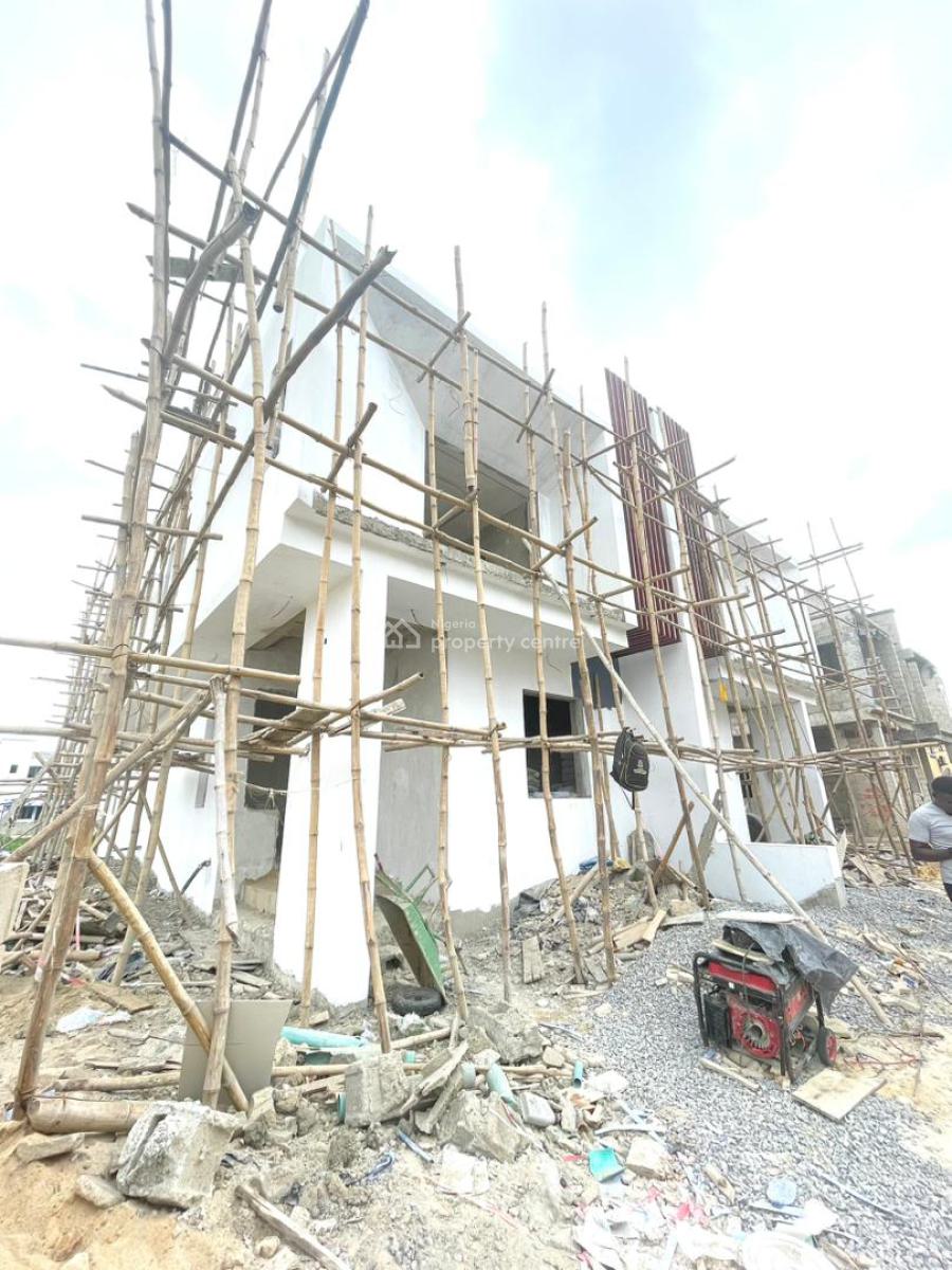 Newly Built 4 Bedroom Semi Detached Duplex with Bq in a Serene Environ, Abraham Adesanya, Ajah, Lagos, Semi-detached Duplex for Sale