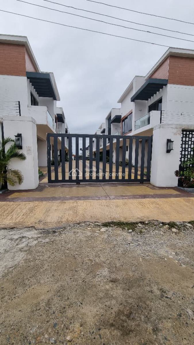 4 Bedroom Terrace Duplex in a Secured Estate, Sangotedo, Ajah, Lagos, Terraced Duplex for Rent