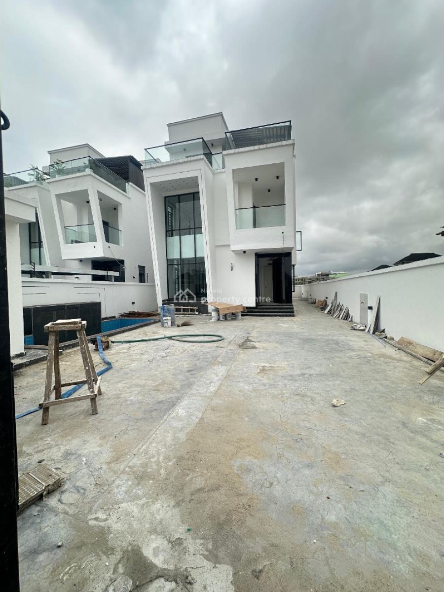 Spacious 5 Bedroom Detached Duplex with Bq, Rooftop Terrace & Pool, Lekki Phase 1, Lekki, Lagos, Detached Duplex for Sale