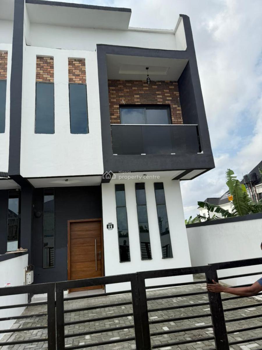 Newly Built 4 Bedroom Semi Detached with Bq, Atlantic Layout Estate, General Paint, Ajah, Lagos, Semi-detached Duplex for Rent
