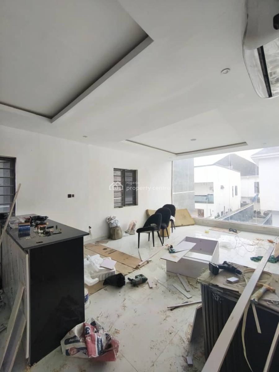 Luxury Brand New Standard Serviced *mini Flat* with Guest Toilet., Canal West Estate Osapa London Lekki Lagos, Osapa, Lekki, Lagos, Mini Flat (room and Parlour) for Rent