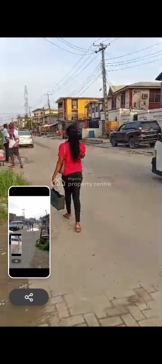 5 Rooms Upstairs, 4 Rooms Downstairs, Strategic Location with Access to Two Major Roads, Ago Palace, Isolo, Lagos, Detached Duplex for Sale