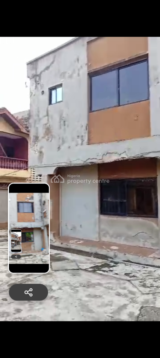 5 Rooms Upstairs, 4 Rooms Downstairs, Strategic Location with Access to Two Major Roads, Ago Palace, Isolo, Lagos, Detached Duplex for Sale