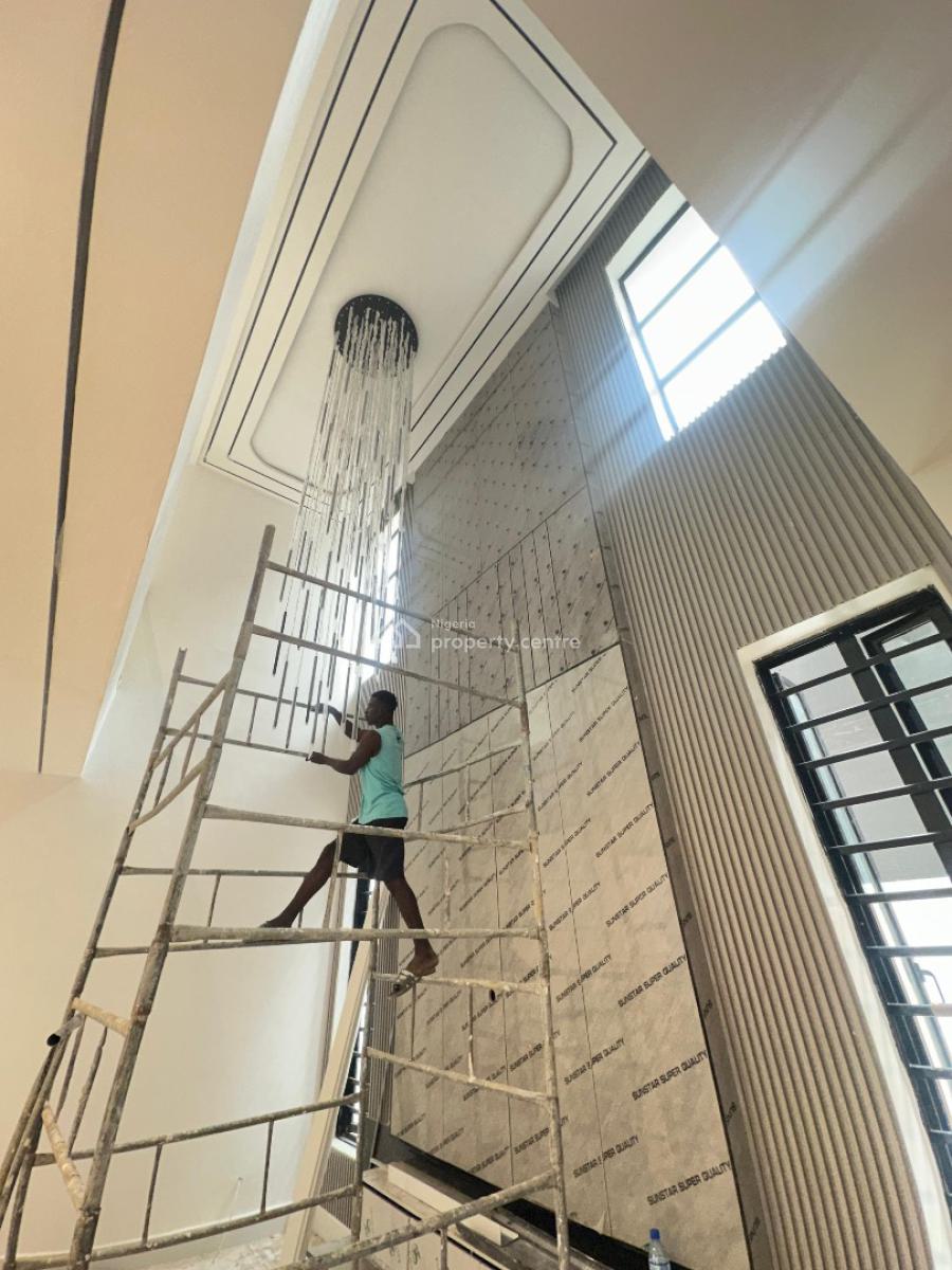 Contemporary Spacious 5 Bedroom with Bq, Rooftop Terrace, Pool and Cin, Lekki Phase 2, Lekki, Lagos, Semi-detached Duplex for Sale