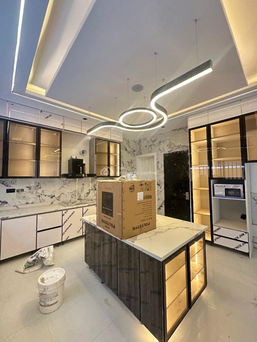 Contemporary Spacious 5 Bedroom with Bq, Rooftop Terrace, Pool and Cin, Lekki Phase 2, Lekki, Lagos, Semi-detached Duplex for Sale