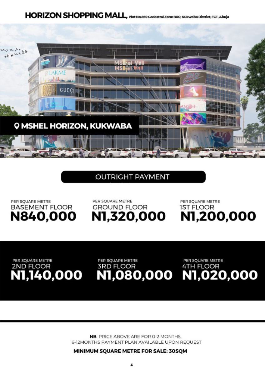 Classic Viable Shopping Mall, Kukwaba, Abuja, Plaza / Complex / Mall for Sale