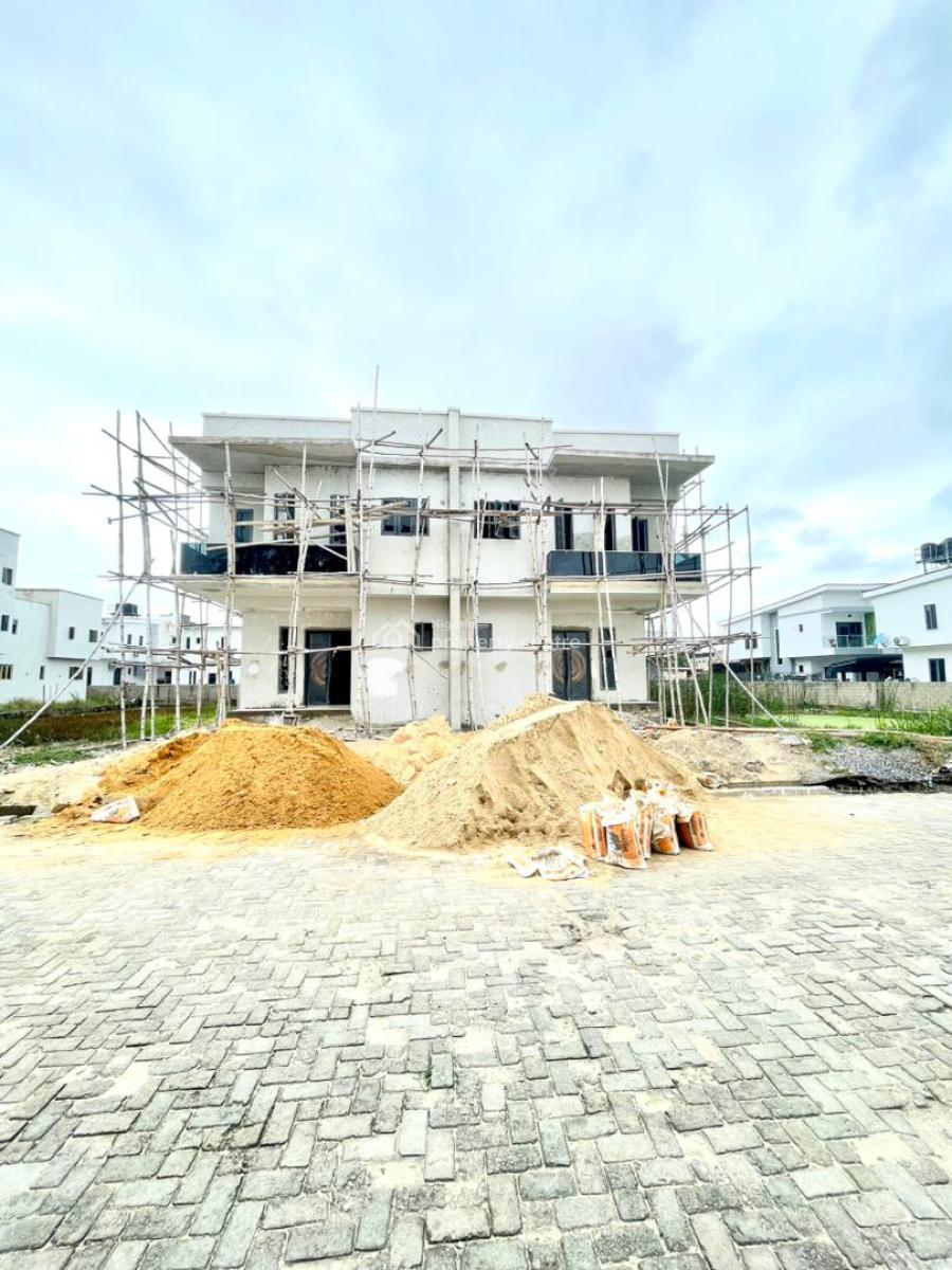 4 Bedroom Semi Detached Duplex Construction on-going, Abraham Adesanya, Ajah, Lagos, Semi-detached Duplex for Sale