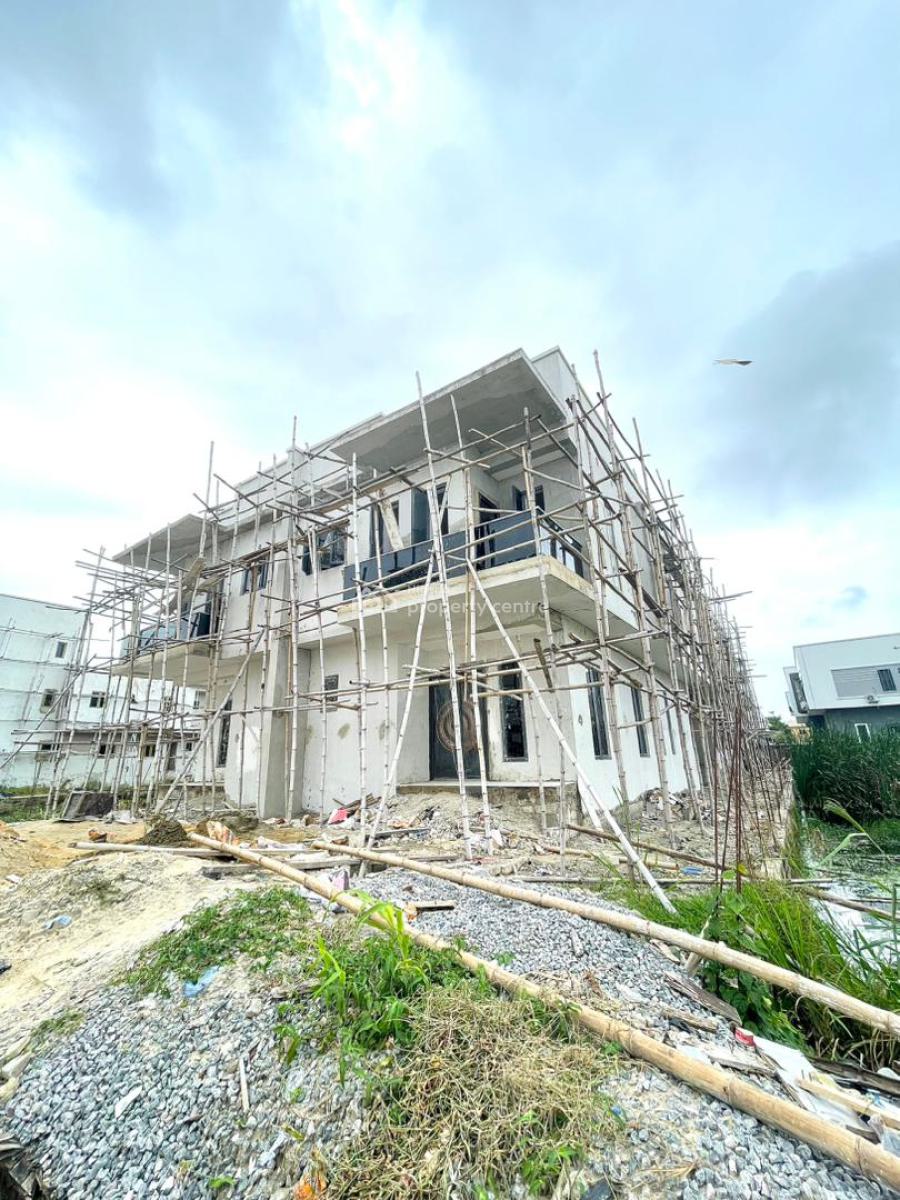 4 Bedroom Semi Detached Duplex Construction on-going, Abraham Adesanya, Ajah, Lagos, Semi-detached Duplex for Sale