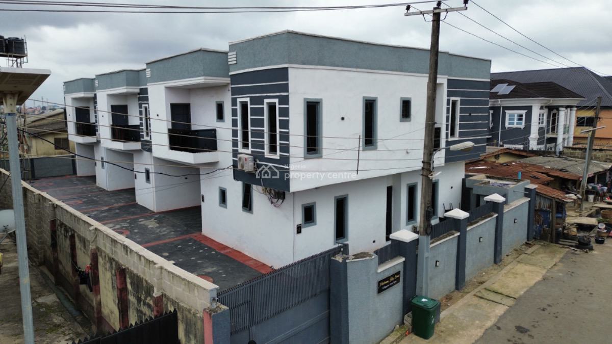 Affordable 4 Bedroom Terrace Duplex in a Secured Community Not Estate, Ogba, Ikeja, Lagos, Terraced Duplex for Sale