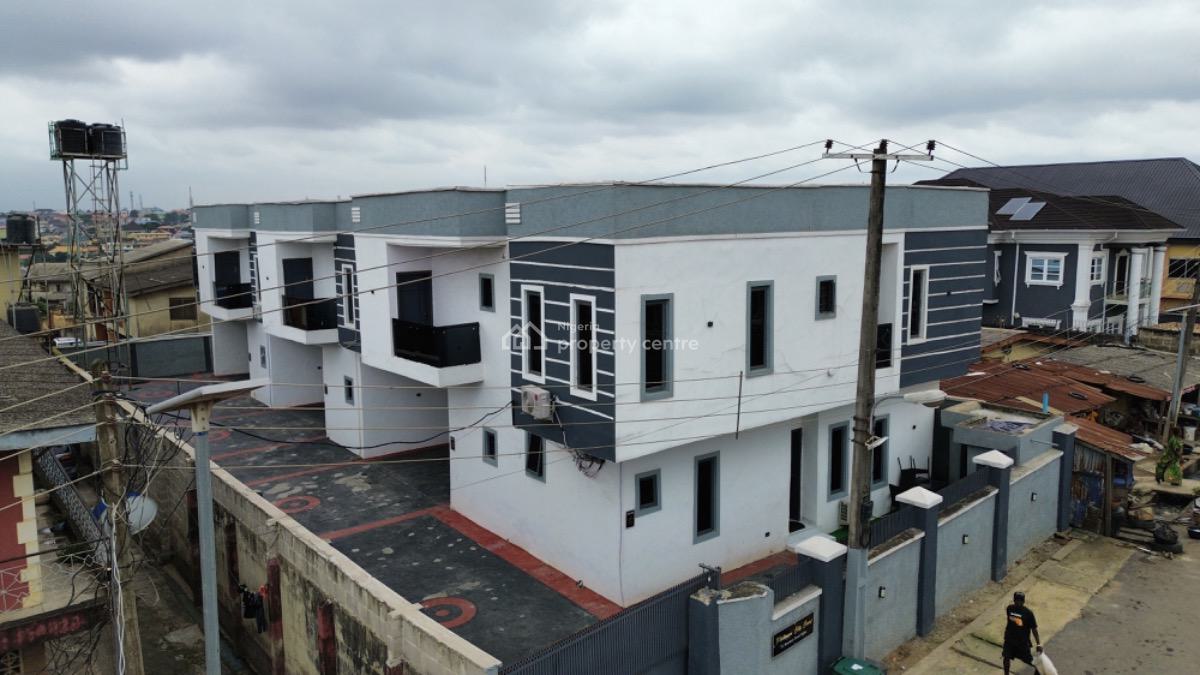 Affordable 4 Bedroom Terrace Duplex in a Secured Community Not Estate, Ogba, Ikeja, Lagos, Terraced Duplex for Sale