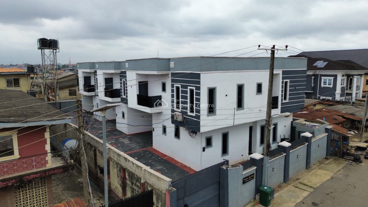 Affordable 4 Bedroom Terrace Duplex in a Secured Community Not Estate, Ogba, Ikeja, Lagos, Terraced Duplex for Sale