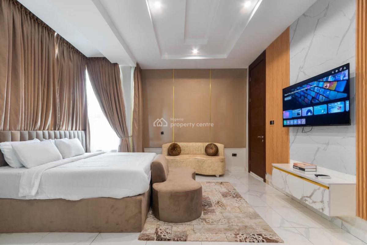 Luxury 4 Bedroom Terrace with Cinema, Swimming Pool and Gym, Adeniji Jones Ikeja, Ikeja, Lagos, House Short Let