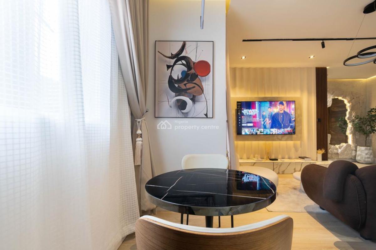 Tastefully Designed 3-bedroom Luxurious Smart-home Located in a Serene, Lekki Phase 1, Lekki, Lagos, Flat / Apartment Short Let