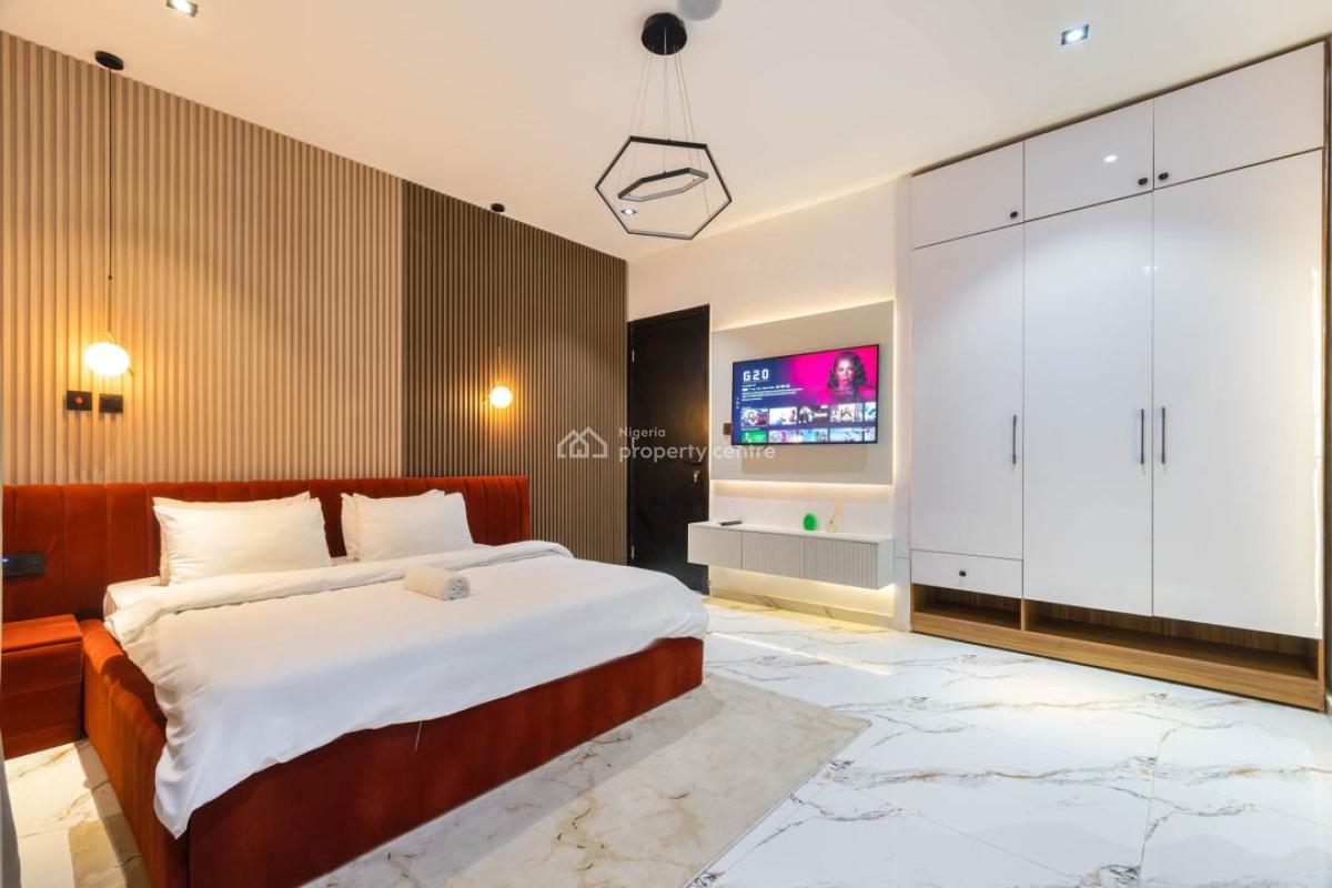 Tastefully Designed 3-bedroom Luxurious Smart-home Located in a Serene, Lekki Phase 1, Lekki, Lagos, Flat / Apartment Short Let
