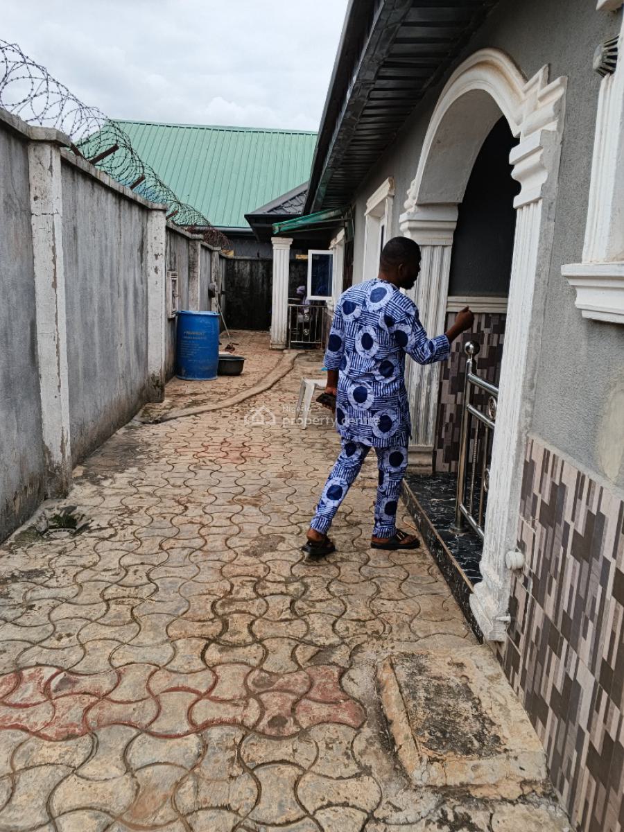 Standard 2 Bedroom Flat 9ice Kitchen with Cabinet Toilet with Water He, Itele Close to Ayobo Lagos, Ado-odo/ota, Ogun, Flat / Apartment for Rent
