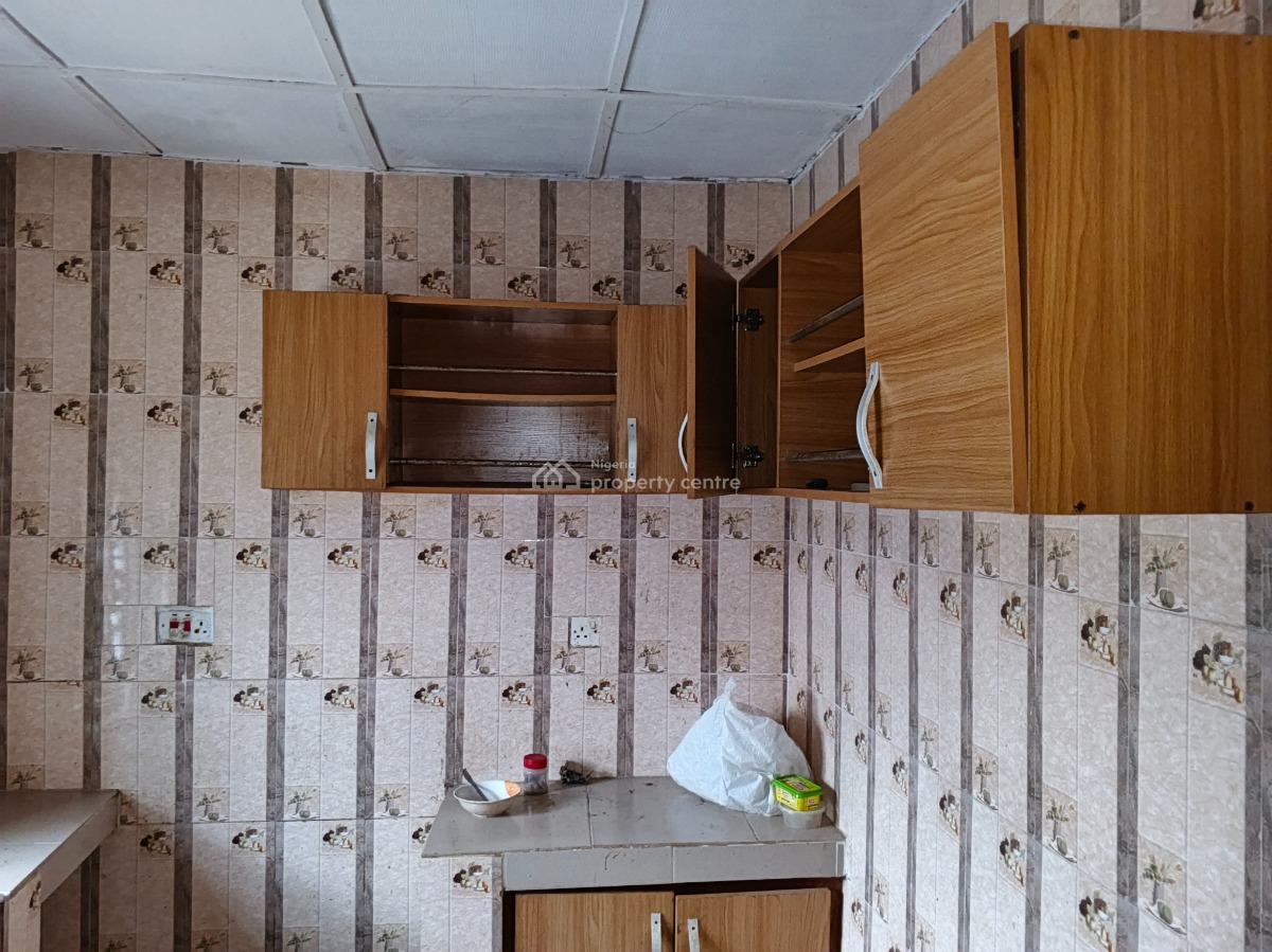 Standard 2 Bedroom Flat 9ice Kitchen with Cabinet Toilet with Water He, Itele Close to Ayobo Lagos, Ado-odo/ota, Ogun, Flat / Apartment for Rent