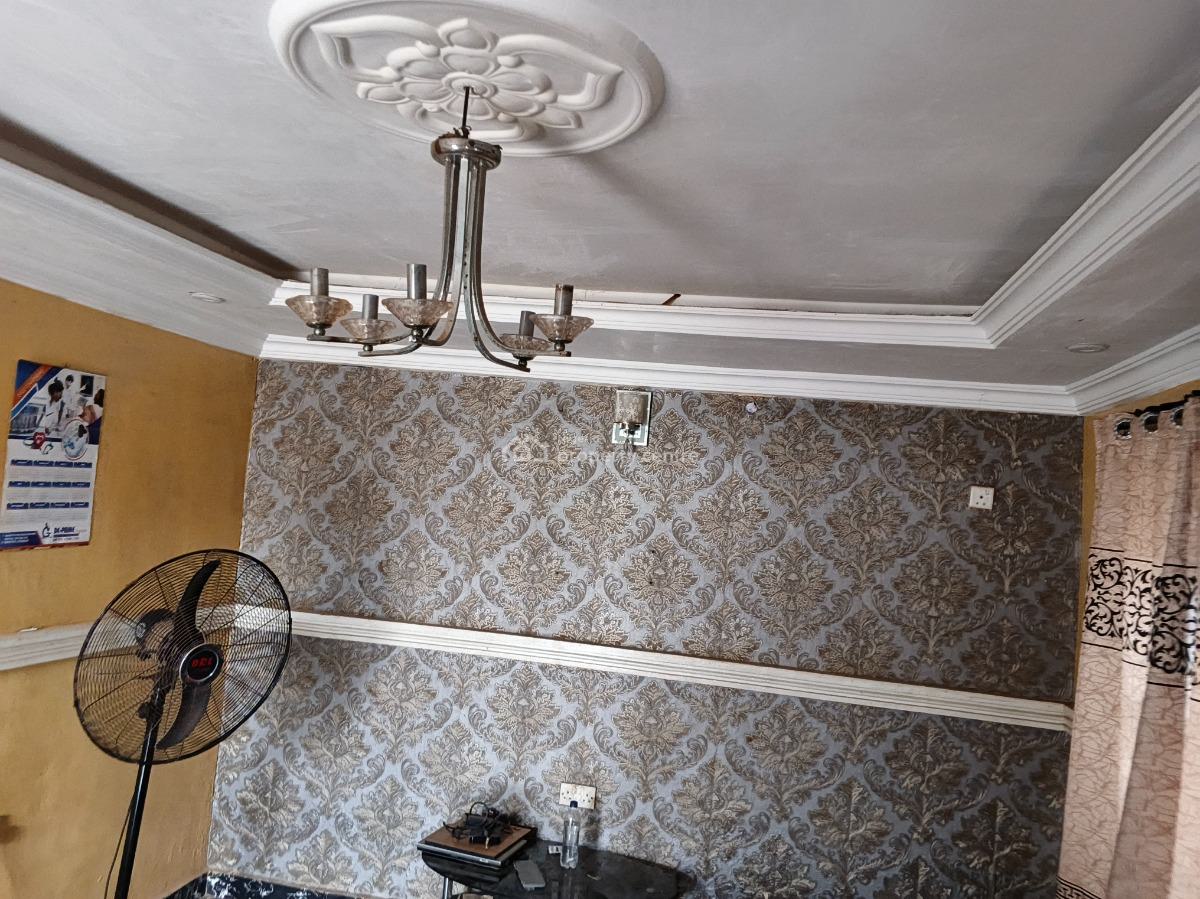 Standard 2 Bedroom Flat 9ice Kitchen with Cabinet Toilet with Water He, Itele Close to Ayobo Lagos, Ado-odo/ota, Ogun, Flat / Apartment for Rent
