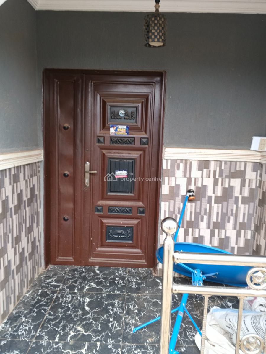 Standard 2 Bedroom Flat 9ice Kitchen with Cabinet Toilet with Water He, Itele Close to Ayobo Lagos, Ado-odo/ota, Ogun, Flat / Apartment for Rent