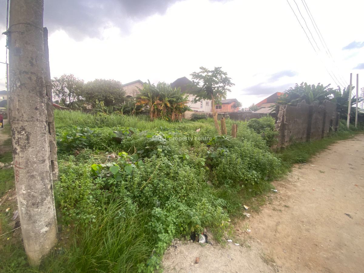 Well Located Coner Piece  2plots of Dry Land, Woji, Port Harcourt, Rivers, Residential Land for Sale