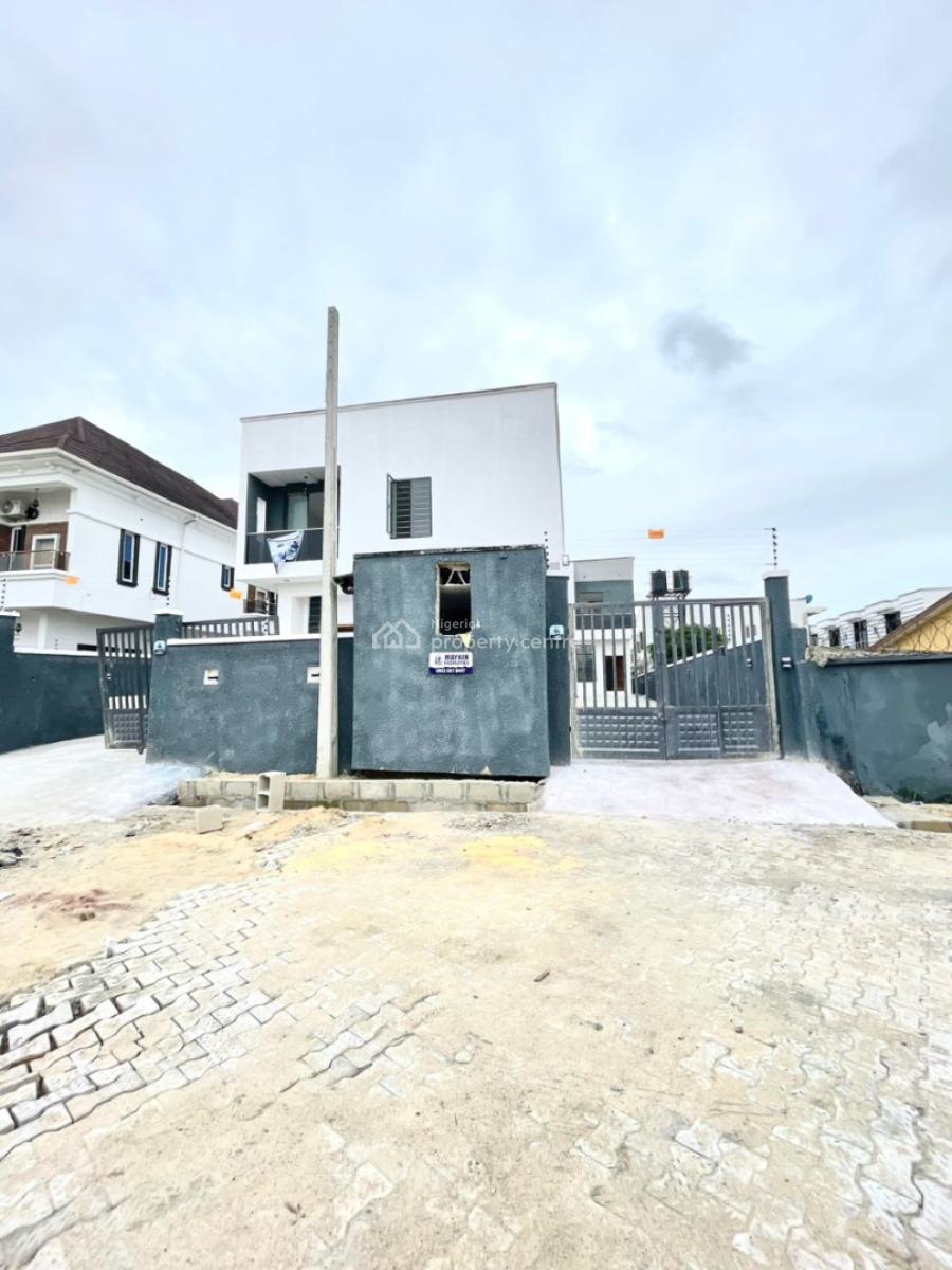 Newly Built 5 Bedroom Fully Detached Duplex Secured Estate, Abraham Adesanya, Ajah, Lagos, Detached Duplex for Sale