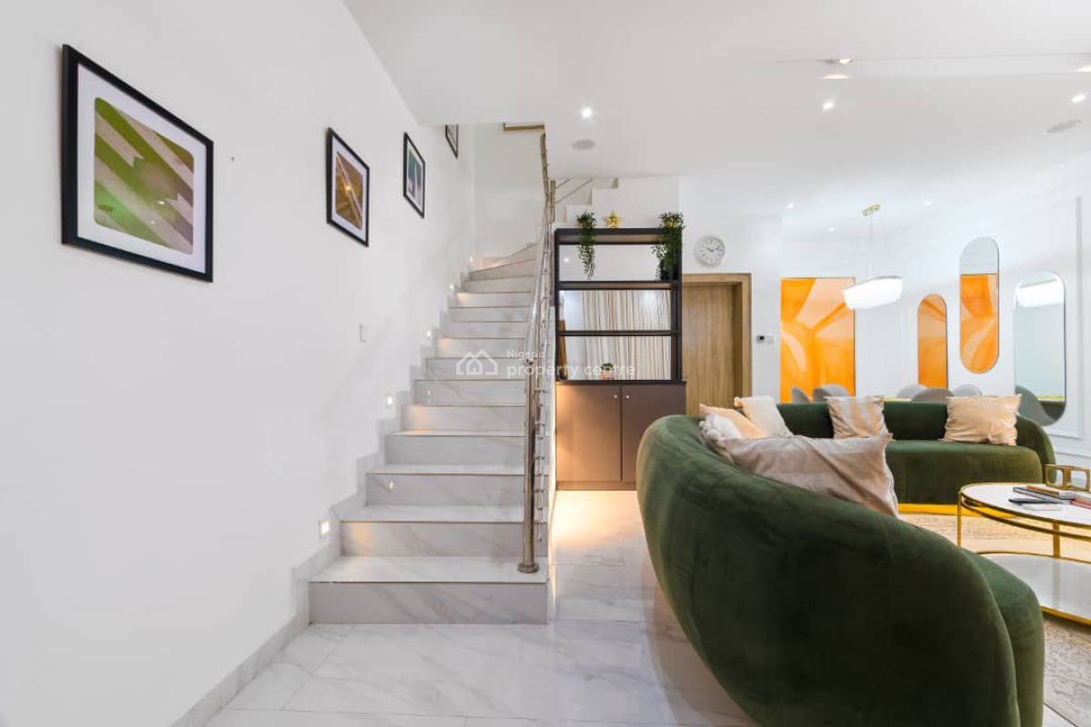 Luxury 4 Fullly Funished  Duplex with Excellent Facilities, Ikate Lekki, Lekki, Lagos, Terraced Duplex for Rent