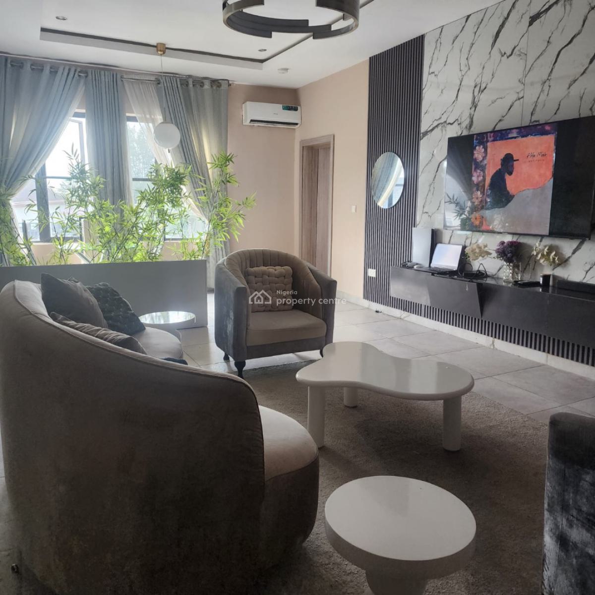 Furnished 2 Bedroom with Solar Panels & Inverter Batteries, Chevron Drive, Lekki, Lagos, Flat / Apartment for Sale