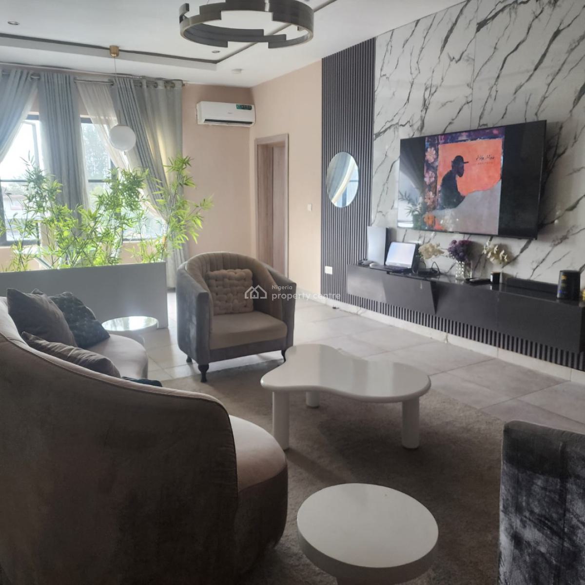 Furnished 2 Bedroom with Solar Panels & Inverter Batteries, Chevron Drive, Lekki, Lagos, Flat / Apartment for Sale