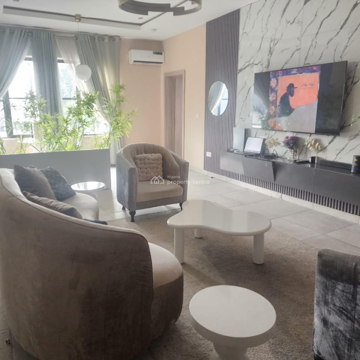 Furnished 2 Bedroom with Solar Panels & Inverter Batteries, Chevron Drive, Lekki, Lagos, Flat / Apartment for Sale