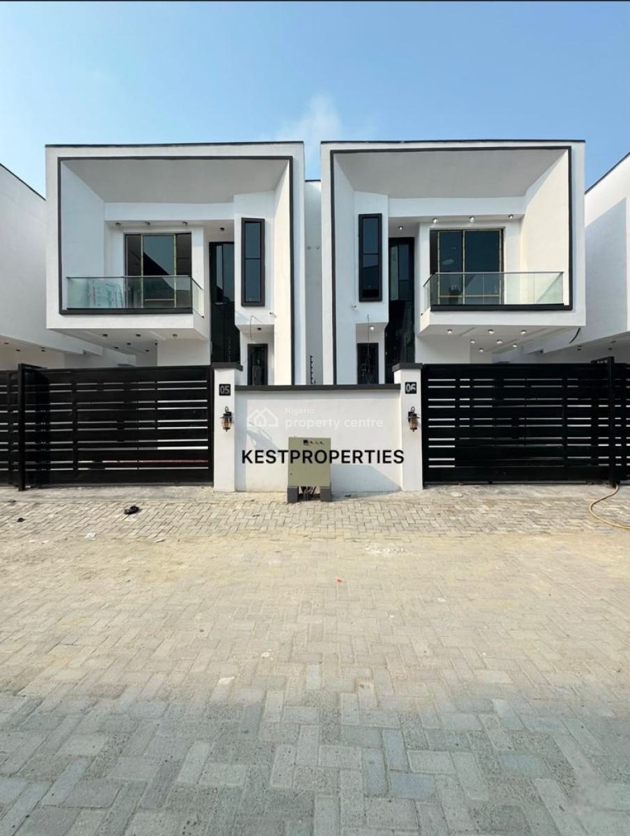 4 Bedroom Semi Detached Duplex with Bq, Ikate, Lekki, Lagos, House for Sale