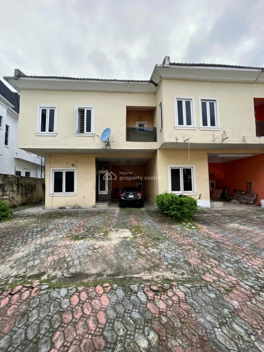 Neat and Spacious 3 Bedroom Terrace Duplex with Bq in a Secured Estate, Lekki County Estate Ikota Lekki, Jahi, Abuja, Terraced Duplex for Rent