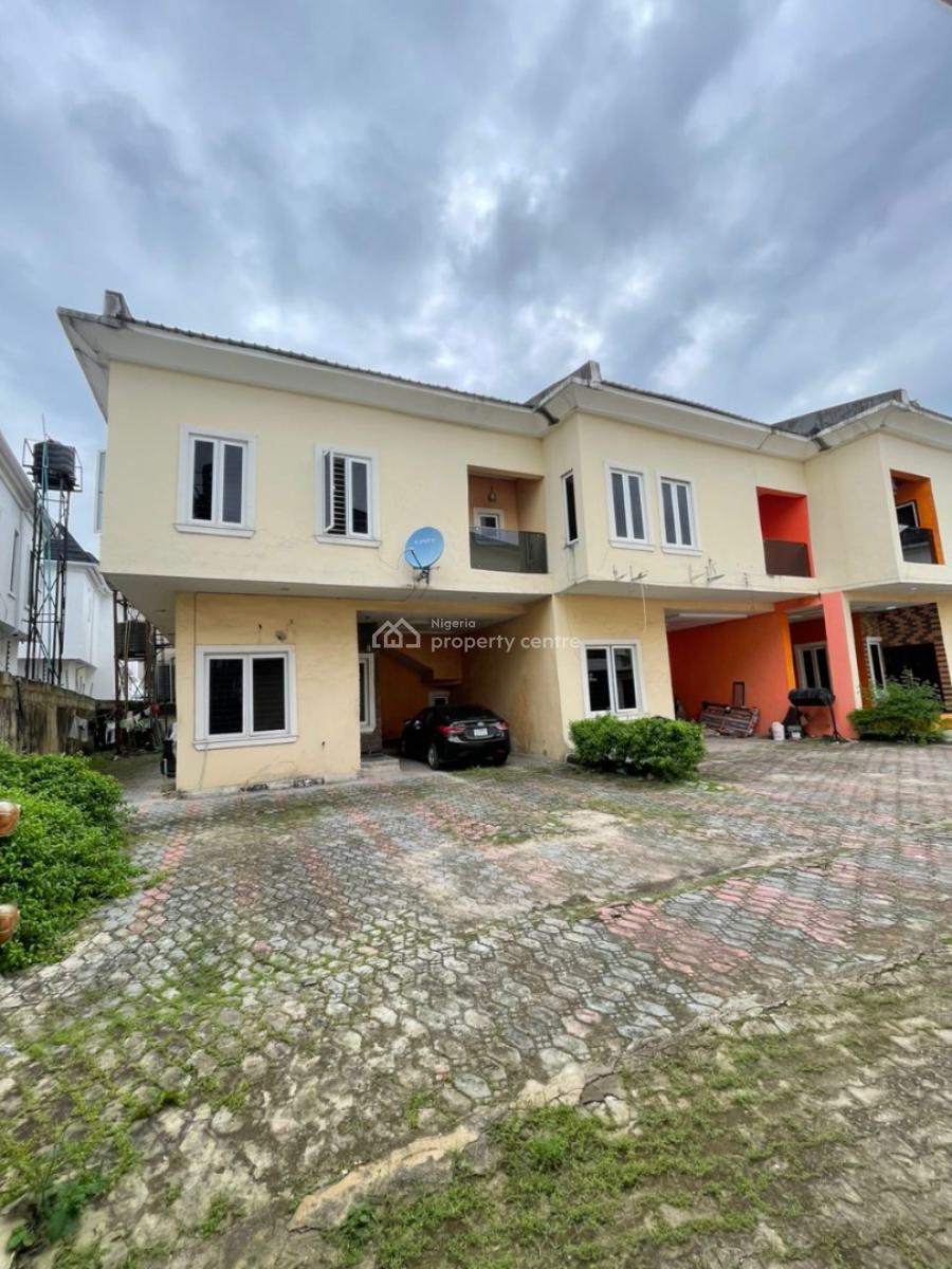 Neat and Spacious 3 Bedroom Terrace Duplex with Bq in a Secured Estate, Lekki County Estate Ikota Lekki, Jahi, Abuja, Terraced Duplex for Rent