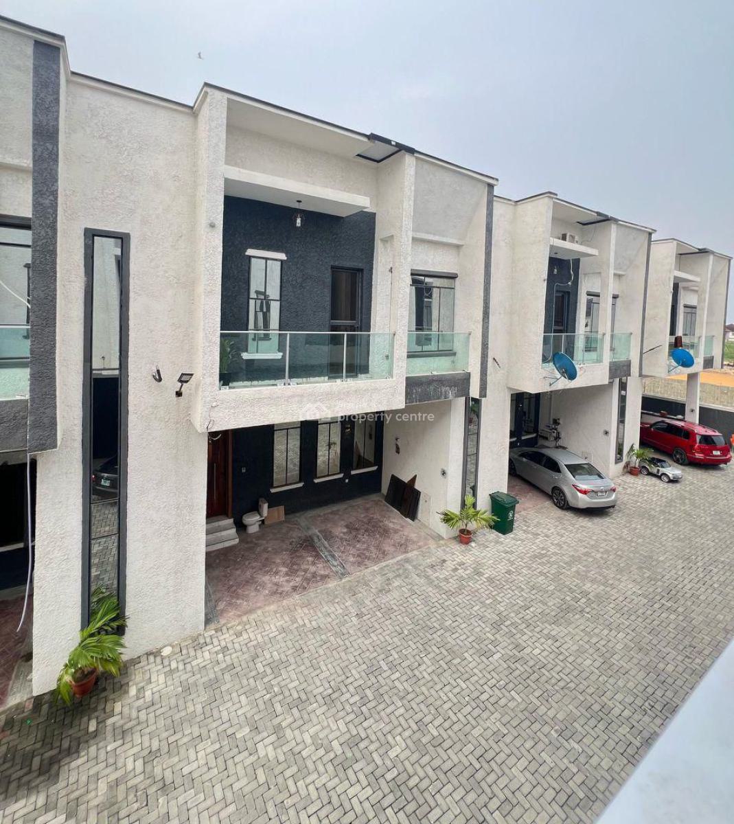 4 Bedroom Terraced  Duplex  with Swimming Pool and Kids Play Area, Ikota, Lekki, Lagos, Terraced Duplex for Sale
