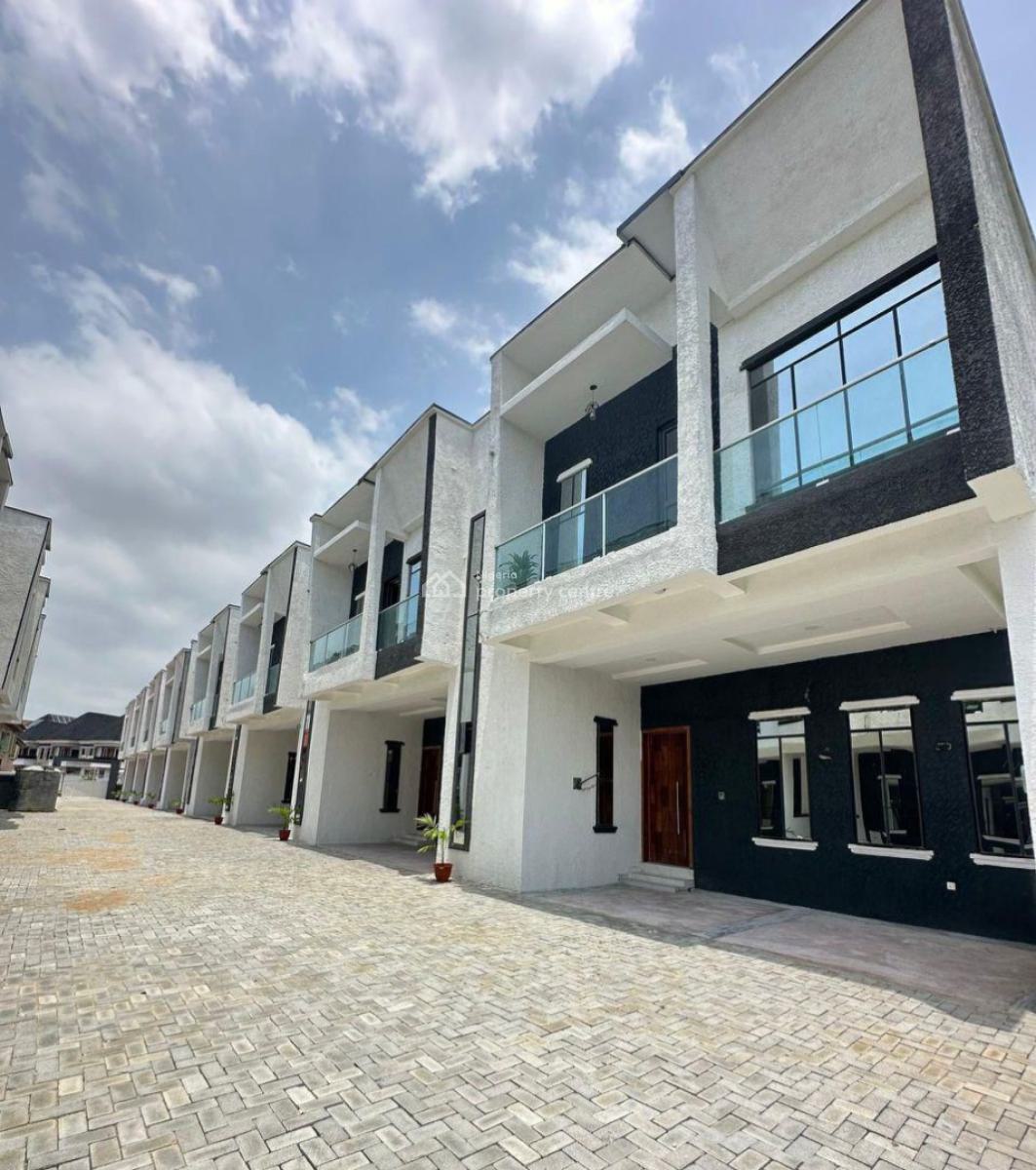 4 Bedroom Terraced  Duplex  with Swimming Pool and Kids Play Area, Ikota, Lekki, Lagos, Terraced Duplex for Sale