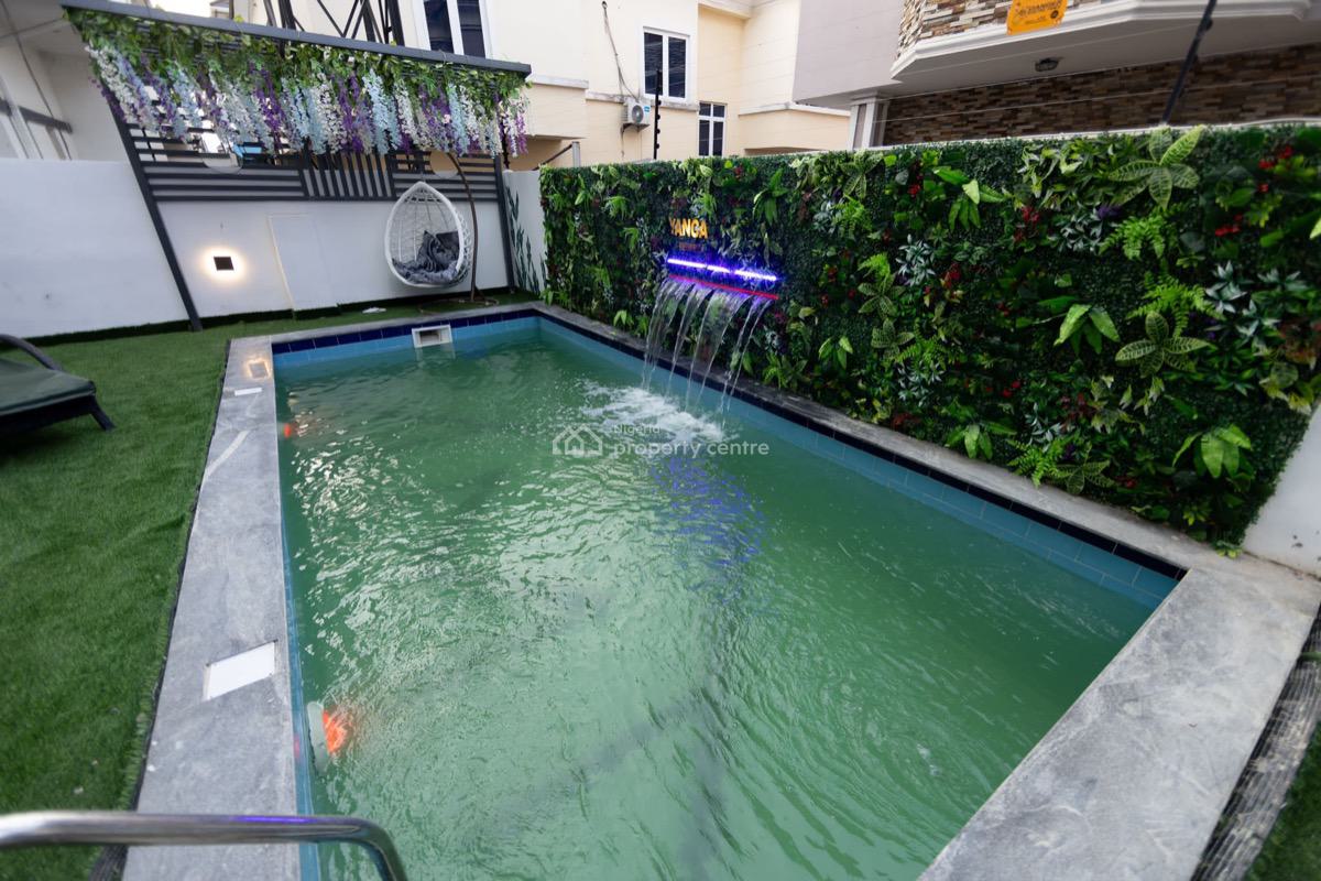 5 Bedroom Duplex with Pool,snooker,cinema,ps4,tennis,rooftop Lounge, Chevron, Lekki, Lagos, Detached Duplex Short Let