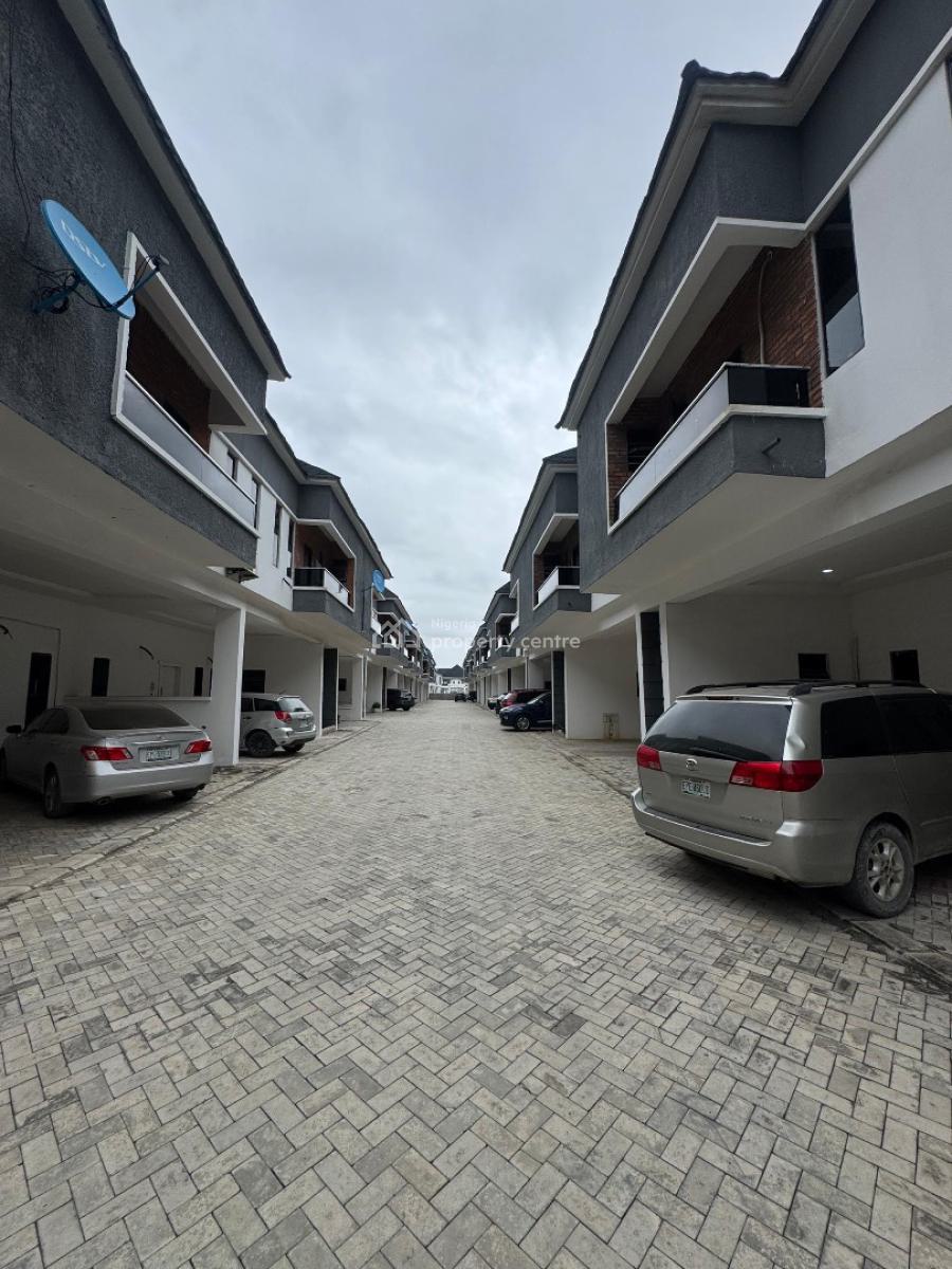 Most Affordable 4 Bedroom Terrace Duplex with Pool in Serene Estate, Orchid Road, Lekki, Lagos, Terraced Duplex for Sale
