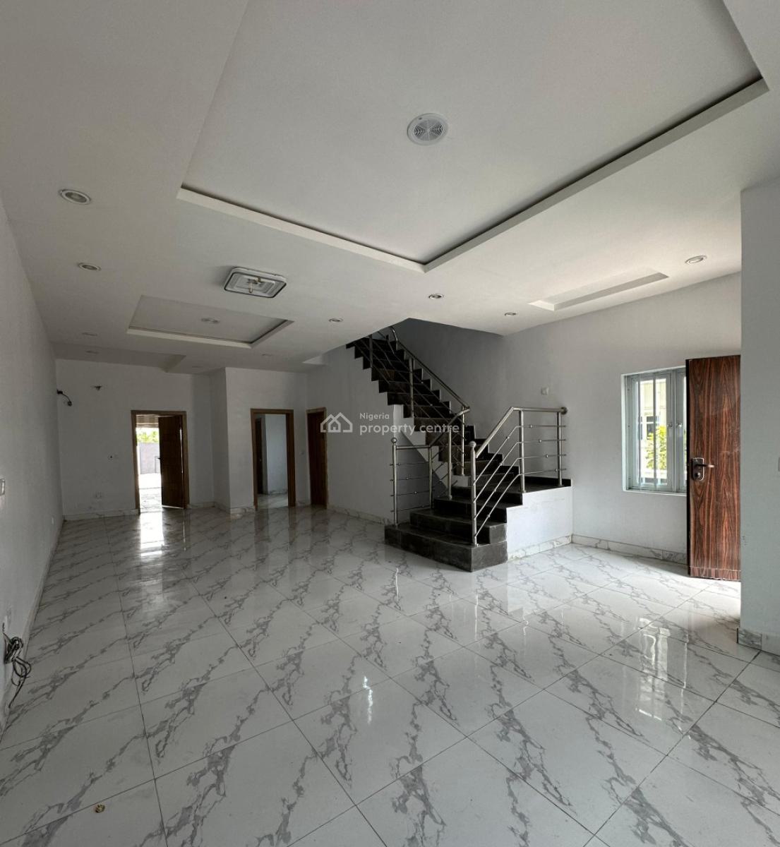 Finished 4  Bedroom Self Compound Terraced Duplex with Boys Quarter, Amen Estate Phase 2, Ibeju Lekki, Lagos, Terraced Duplex for Sale