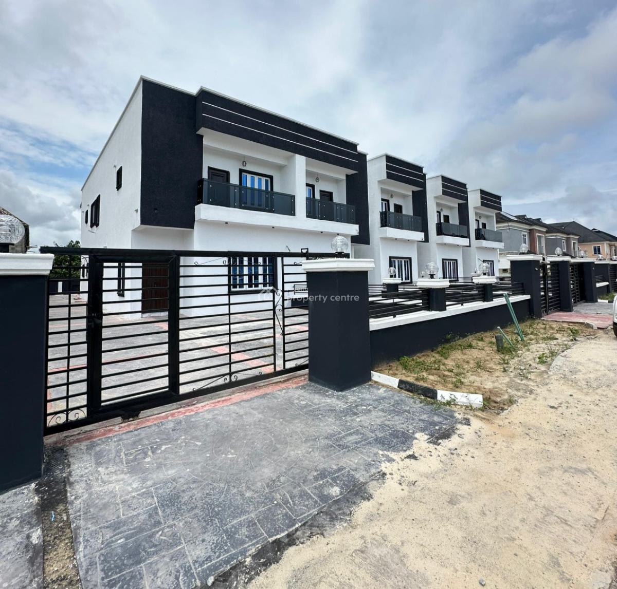 Finished 4  Bedroom Self Compound Terraced Duplex with Boys Quarter, Amen Estate Phase 2, Ibeju Lekki, Lagos, Terraced Duplex for Sale
