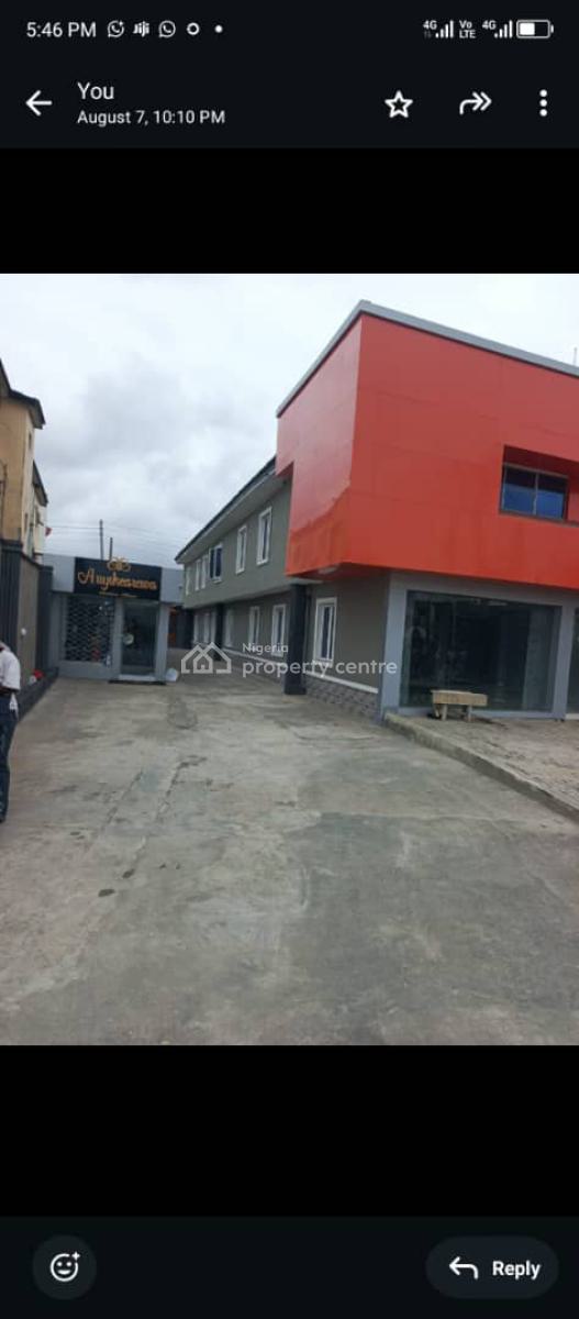 520 Sqm Open Space Good for Supermarket, Directly on Ogunnusi Road, Ogba, Lagos, Ogba, Ikeja, Lagos, Plaza / Complex / Mall for Rent