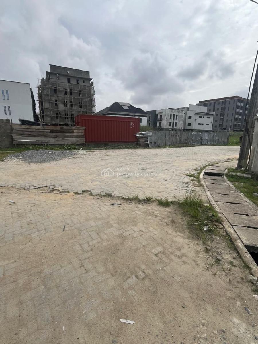 1079 Sqm Mix Use Prime Land with Pilling Ground Beam (fenced and Gated, in a Call to Access Est, Ikate, Lekki, Lagos, Mixed-use Land for Sale