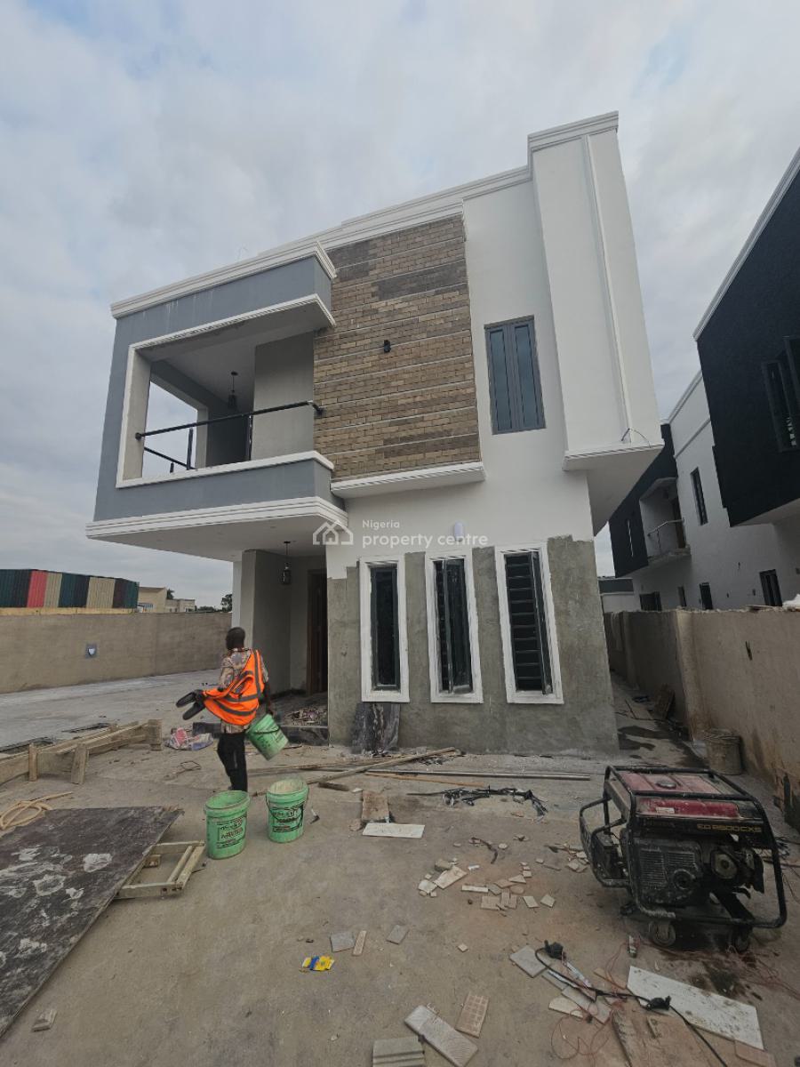 Spacious 4 Bedroom with Study and Gym Room with Separate Bungalow Bq, Oko-oba, Agege, Lagos, Detached Duplex for Sale