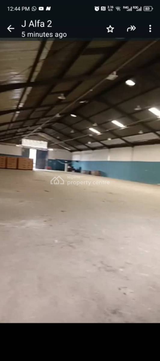 2000sqm Warehouse, Industrial Axis, Ilupeju, Lagos, Warehouse for Rent