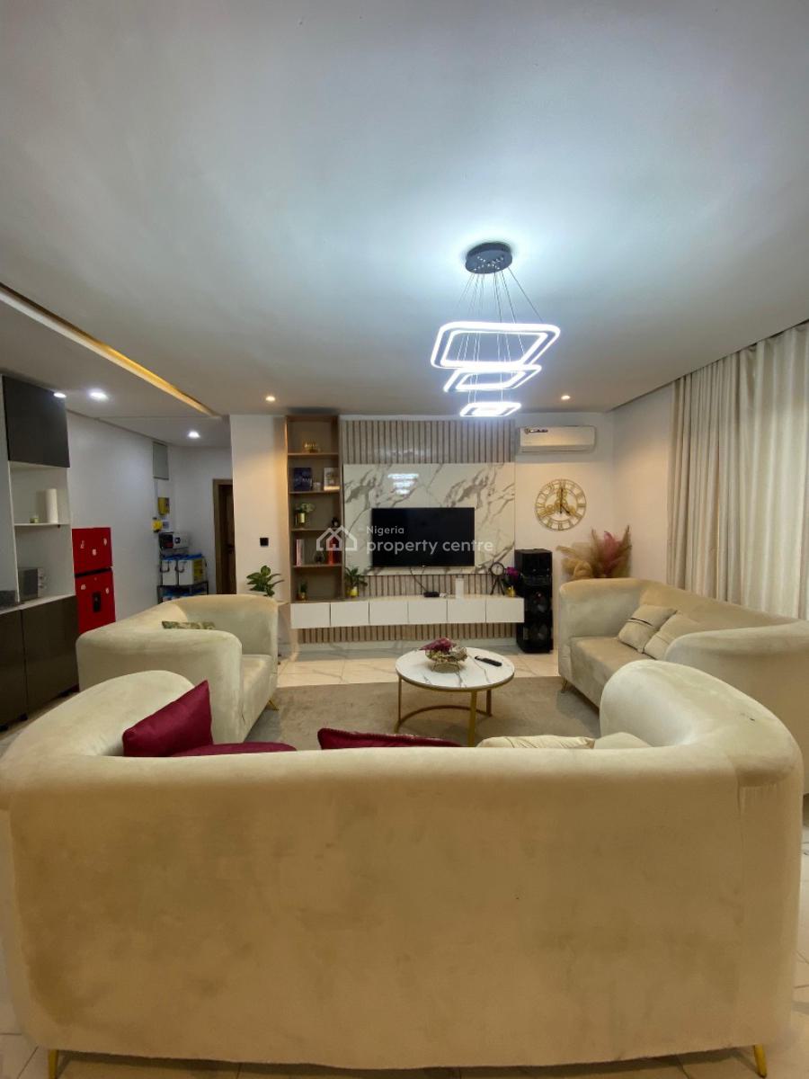 Fully Furnished 2 Bedroom Apartment with Solar Inverter, Pool and Gym, Ologolo, Lekki, Lagos, Flat / Apartment for Rent