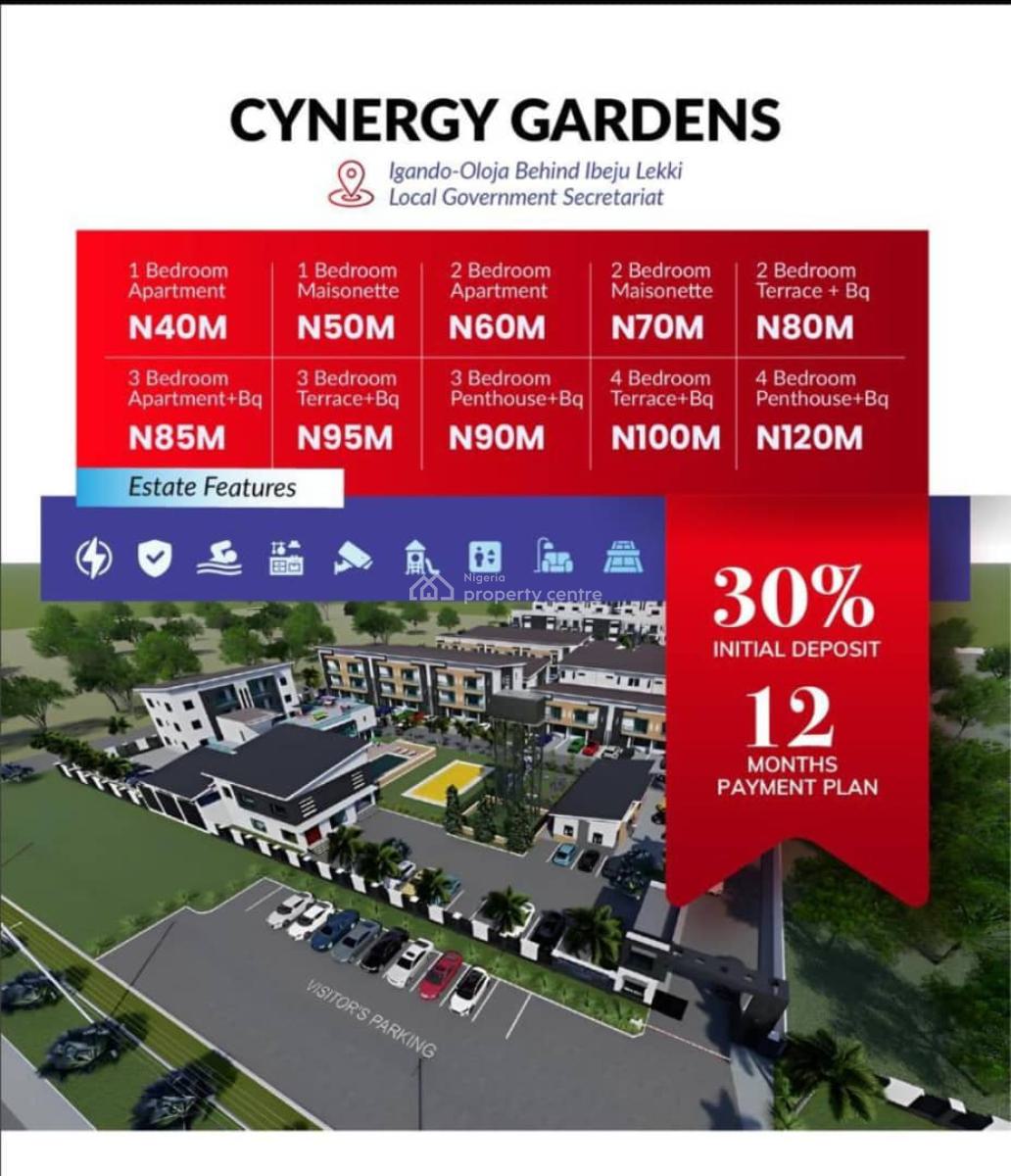 Synergy Gardens Luxury Homes in a Serene Location, Igando Oloja, Synergy Gardens, Ibeju Lekki, Lagos, Block of Flats for Sale
