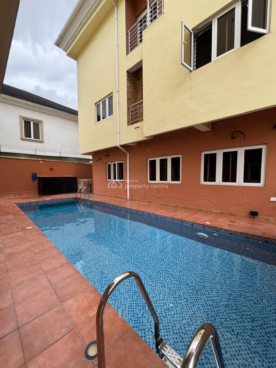 Well Finished 4 Bedroom Terrace with Swimming Pool, Ikoyi, Lagos, Terraced Duplex for Rent